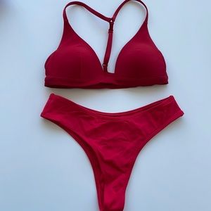 Red Lululemon Bikini Small
